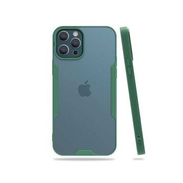 BSSM Platin Silikon - Yeşil iPhone 12 Pro Max Kılıf
