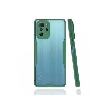 BSSM Platin Silikon - Yeşil Xiaomi Poco X3 GT Kılıf
