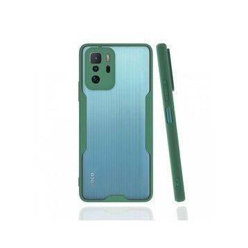 BSSM Platin Silikon - Yeşil Xiaomi Poco X3 GT Kılıf