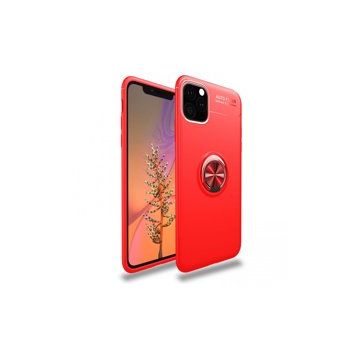 BSSM Range Yüzüklü Silikon - Kırmızı iPhone 11 Pro Kılıf