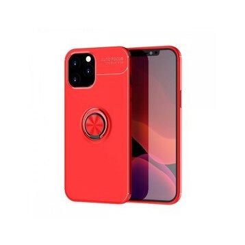BSSM Range Yüzüklü Silikon - Kırmızı iPhone 12 Pro Max Kılıf