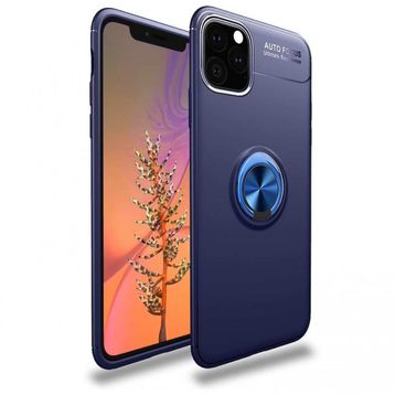 BSSM Range Yüzüklü Silikon - Mavi iPhone 11 Pro Kılıf