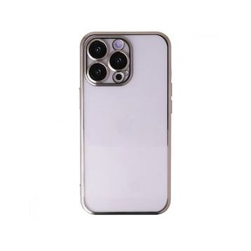 BSSM Razer Lensli Silikon - Gold iPhone 14 Pro Max Kılıf