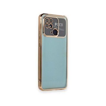 BSSM Razer Lensli Silikon - Gold Xiaomi Redmi 10C Kılıf