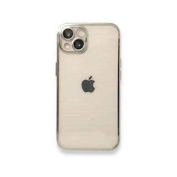 BSSM Razer Lensli Silikon Gümüş iPhone 13 Kılıf