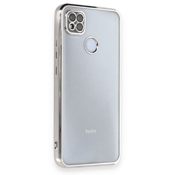 BSSM Razer Lensli Silikon - Gümüş Xiaomi Redmi 9C Kılıf
