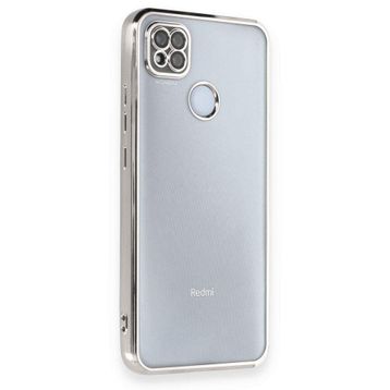 BSSM Razer Lensli Silikon - Gümüş Xiaomi Redmi 9C Kılıf