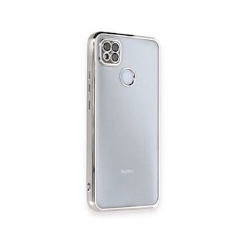 BSSM Razer Lensli Silikon - Gümüş Xiaomi Redmi 9C Kılıf