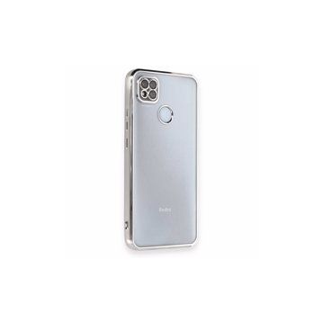 BSSM Razer Lensli Silikon - Gümüş Xiaomi Redmi 9C Kılıf