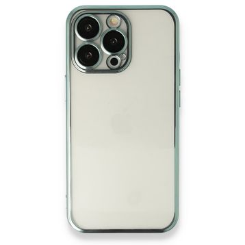 BSSM Razer Lensli Silikon - Yeşil iPhone 14 Pro Max Kılıf