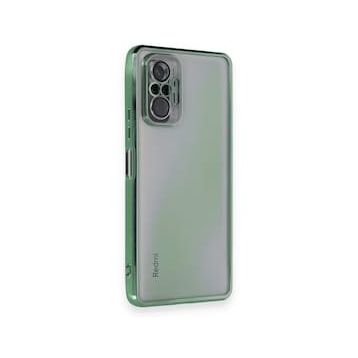BSSM Razer Lensli Silikon - Yeşil Xiaomi Redmi Note 10 Pro Kılıf