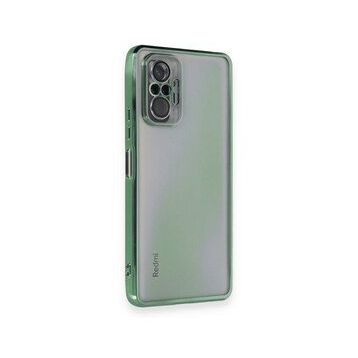 BSSM Razer Lensli Silikon - Yeşil Xiaomi Redmi Note 10 Pro Kılıf