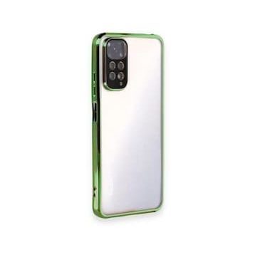 BSSM Razer Lensli Silikon - Yeşil Xiaomi Redmi Note 11 Kılıf