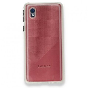 BSSM Samsung Galaxy A01 Core Miami Şeffaf Silikon Şeffaf Kılıf