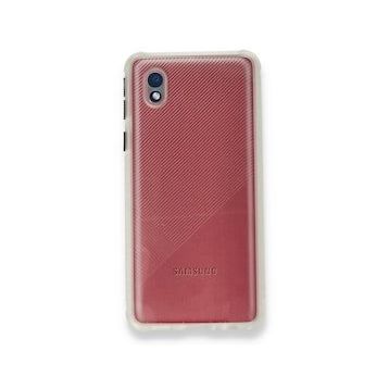 BSSM Samsung Galaxy A01 Core Miami Şeffaf Silikon Şeffaf Kılıf