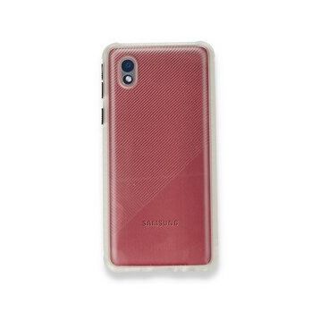 BSSM Samsung Galaxy A01 Core Miami Şeffaf Silikon Şeffaf Kılıf