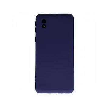 BSSM Samsung Galaxy A01 Core Nano İçi Kadife Silikon Lacivert Kılıf