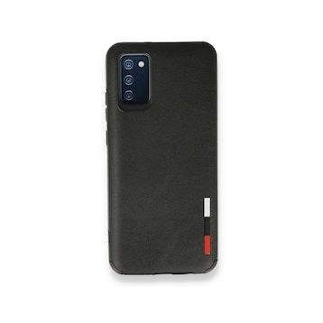 BSSM Samsung Galaxy A02S Loop Deri Silikon Siyah Kılıf