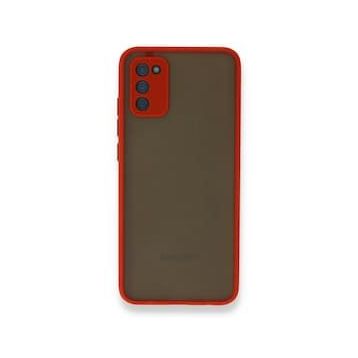 BSSM Samsung Galaxy A02S Montreal Silikon Kapak Kırmızı Kılıf
