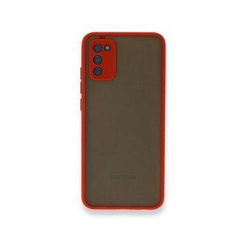 BSSM Samsung Galaxy A02S Montreal Silikon Kapak Kırmızı Kılıf