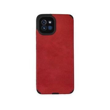 BSSM Samsung Galaxy A03 Loop Deri Silikon Kırmızı Kılıf