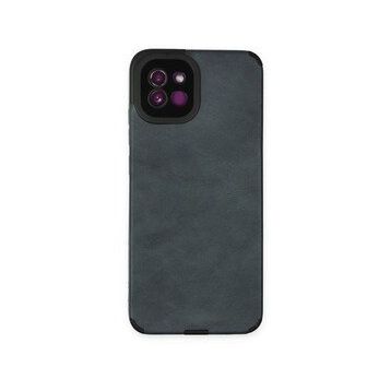 BSSM Samsung Galaxy A03 Loop Deri Silikon Lacivert Kılıf