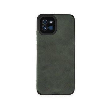 BSSM Samsung Galaxy A03 Loop Deri Silikon Yeşil Kılıf