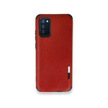 BSSM Samsung Galaxy A03S Loop Deri Silikon Kırmızı Kılıf