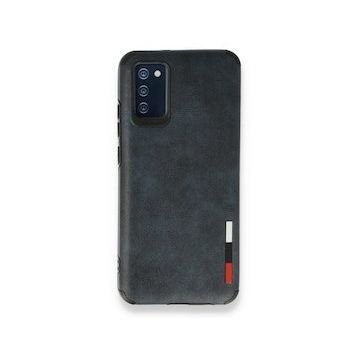 BSSM Samsung Galaxy A03S Loop Deri Silikon Lacivert Kılıf