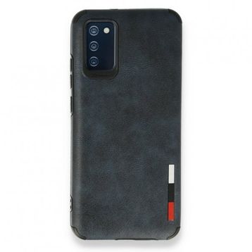BSSM Samsung Galaxy A03S Loop Deri Silikon Lacivert Kılıf