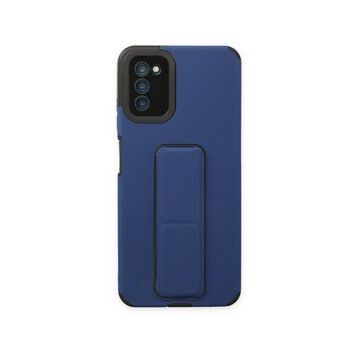 BSSM Samsung Galaxy A03S Mega Standlı Silikon Mavi Kılıf