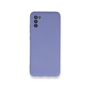 BSSM Samsung Galaxy A03S Nano içi Kadife Silikon Lila Kılıf