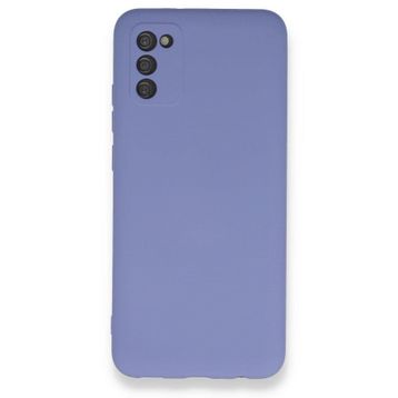 BSSM Samsung Galaxy A03S Nano içi Kadife Silikon Siyah Kılıf