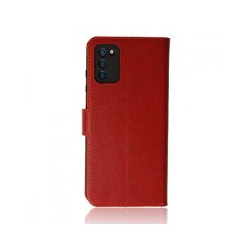 BSSM Samsung Galaxy A03S Trend S Plus Kapaklı Kırmızı Kılıf