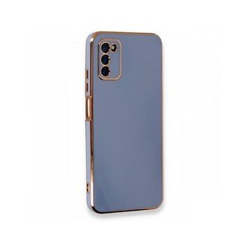 BSSM Samsung Galaxy A03S Volet Silikon Mavi Kılıf
