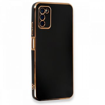 BSSM Samsung Galaxy A03S Volet Silikon Siyah Kılıf