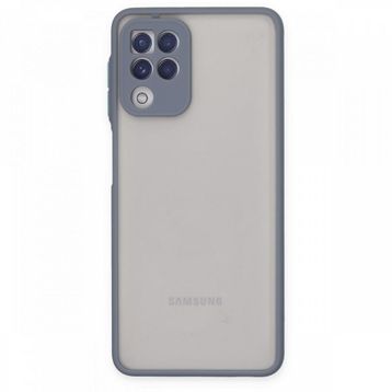 BSSM Samsung Galaxy A22 Montreal Silikon Kapak Gri Kılıf