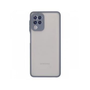 BSSM Samsung Galaxy A22 Montreal Silikon Kapak Gri Kılıf