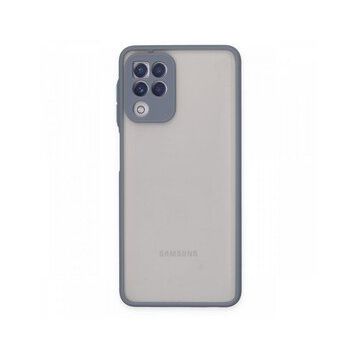 BSSM Samsung Galaxy A22 Montreal Silikon Kapak Gri Kılıf