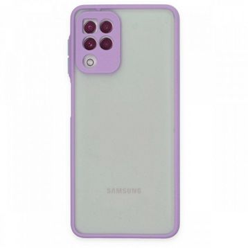 BSSM Samsung Galaxy A22 Montreal Silikon Kapak Mor Kılıf