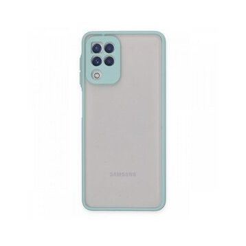 BSSM Samsung Galaxy A22 Montreal Silikon Kapak Turkuaz Kılıf
