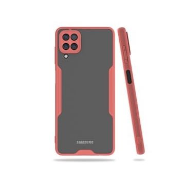 BSSM Samsung Galaxy A22 Platin Silikon Pembe Kılıf