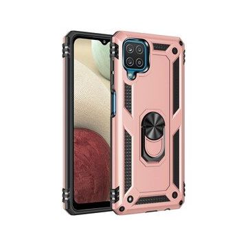 BSSM Samsung Galaxy A22 Sofya Yüzüklü Silikon Kapak Rose Kılıf