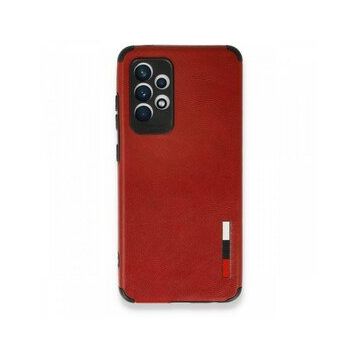 BSSM Samsung Galaxy A33 5G Loop Deri Kırmızı Silikon Kılıf