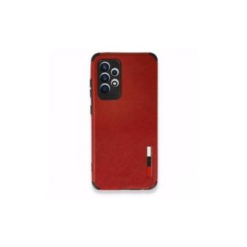 BSSM Samsung Galaxy A33 5G Loop Deri Kırmızı Silikon Kılıf
