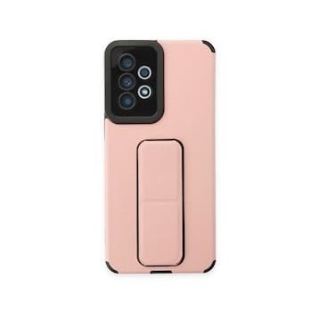 BSSM Samsung Galaxy A33 5G Mega Standlı Silikon Pudra Kılıf