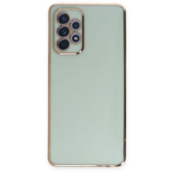 BSSM Samsung Galaxy A52 Volet Silikon Açık Yeşil Kılıf