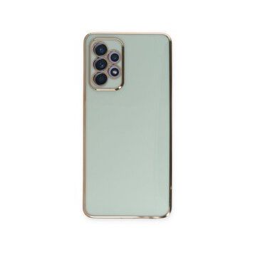 BSSM Samsung Galaxy A52 Volet Silikon Açık Yeşil Kılıf
