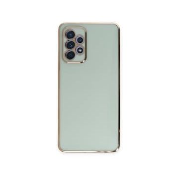 BSSM Samsung Galaxy A52 Volet Silikon Açık Yeşil Kılıf