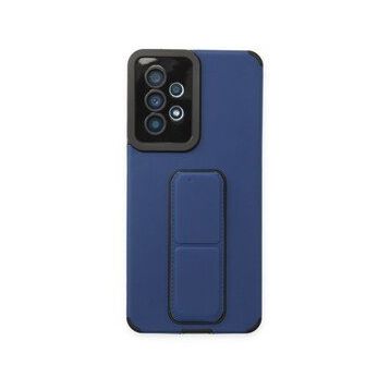 BSSM Samsung Galaxy A53 5G Mega Standlı Silikon - Mavi Kılıf